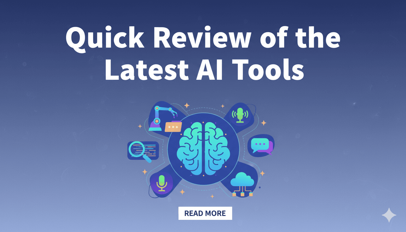 Quick Review of the Latest AI Tools: What's New in 2023?