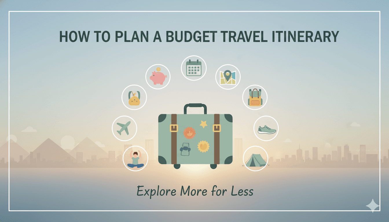 How to Plan a Budget Travel Itinerary: Your Ultimate Guide