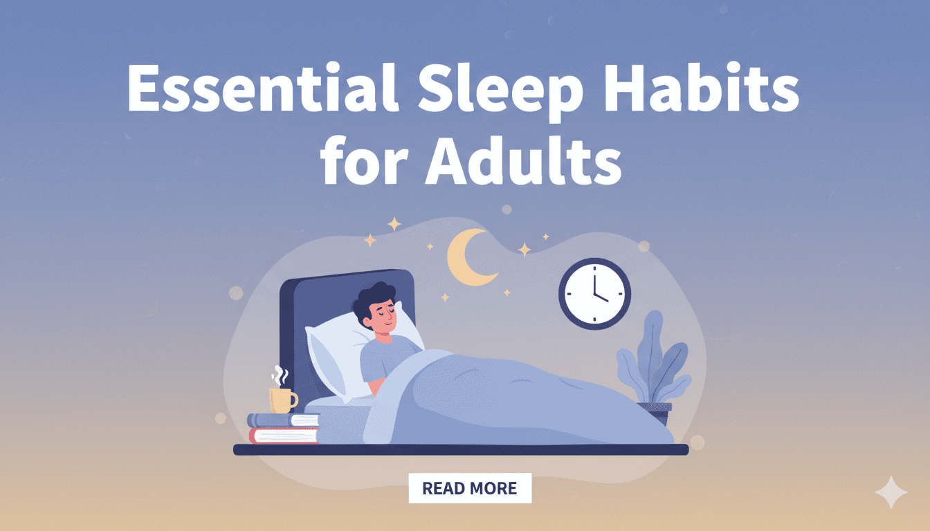Essential Sleep Habits for Adults: Unlocking Your Best Rest