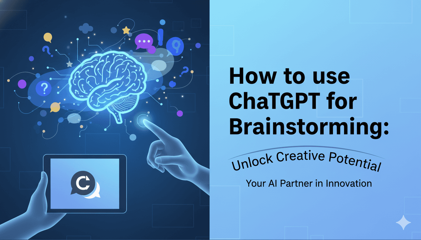 How to use ChatGPT for Brainstorming: Unlock Creative Potential