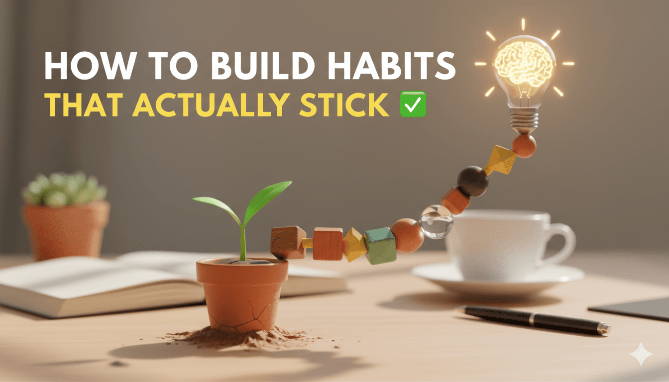 How to Build Habits That Actually Stick — Backed by Science