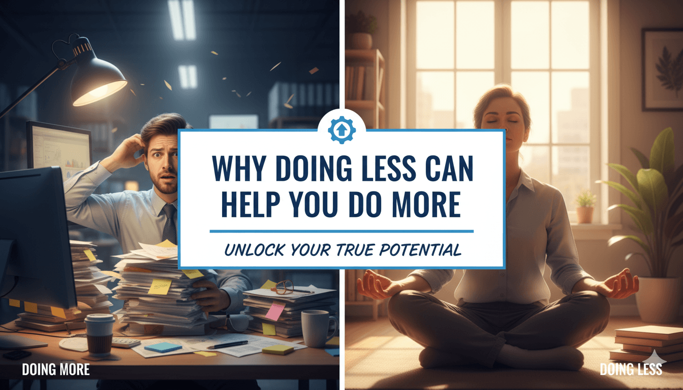 The Art of Slowing Down: Why Doing Less Can Help You Do More