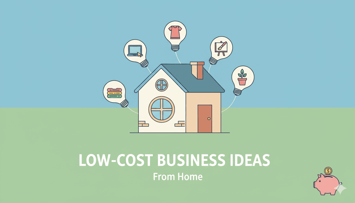 Low-Cost Business Ideas From Home: Launch Your Dream Venture Without Breaking the Bank